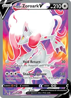 Pokémon-Karte Hisuian Zoroark V SWSH297