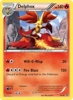 Pokémon-Karte Delphox 010/039