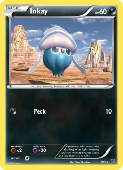 Pokémon-Karte Inkay 018/039