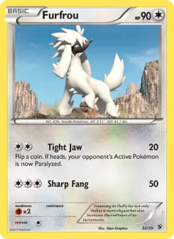 Pokémon-Karte Furfrou 032/039