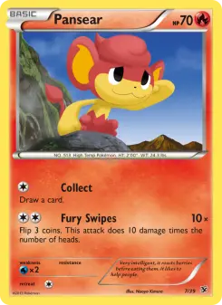 Pokémon-Karte Pansear 007/039