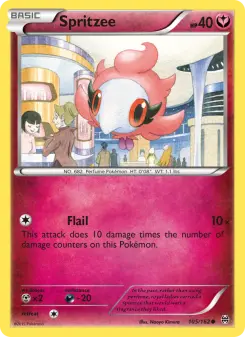 Pokémon-Karte Spritzee 105/162