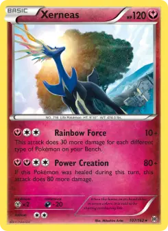 Pokémon-Karte Xerneas 107/162