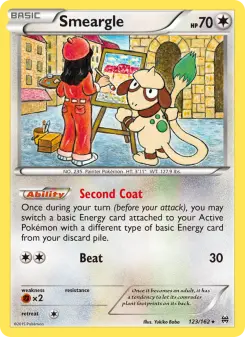 Pokémon-Karte Smeargle 123/162