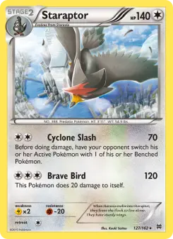 Pokémon-Karte Staraptor 127/162