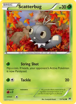 Pokémon-Karte Scatterbug 013/162