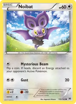 Pokémon-Karte Noibat 132/162