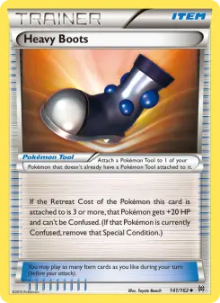 Pokémon-Karte Heavy Boots 141/162