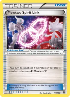 Pokémon-Karte Mewtwo Spirit Link 144/162