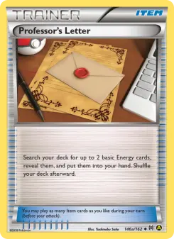 Pokémon-Karte Professor's Letter 146/162