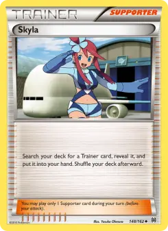 Pokémon-Karte Skyla 148/162
