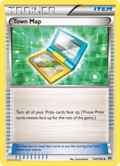 Pokémon-Karte Town Map 150/162
