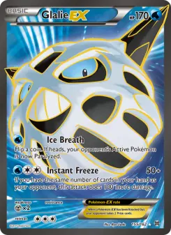 Pokémon-Karte Glalie EX 155/162