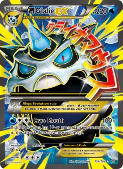 Pokémon-Karte M Glalie EX 156/162