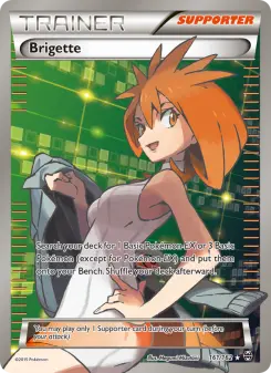 Pokémon-Karte Brigette 161/162
