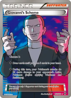 Pokémon-Karte Giovanni's Scheme 162/162