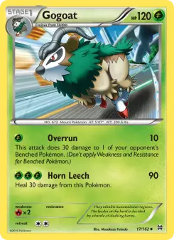 Pokémon-Karte Gogoat 017/162