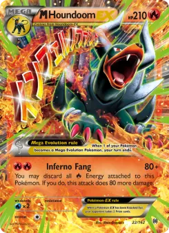 Pokémon-Karte M Houndoom EX 022/162