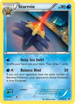 Pokémon-Karte Starmie 030/162