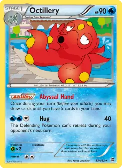 Pokémon-Karte Octillery 033/162