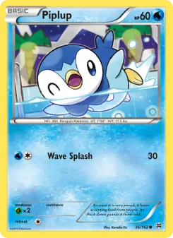Pokémon-Karte Piplup 036/162