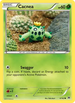 Pokémon-Karte Cacnea 004/162