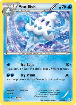 Pokémon-Karte Vanillish 044/162