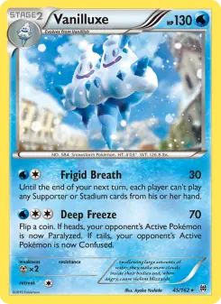 Pokémon-Karte Vanilluxe 045/162