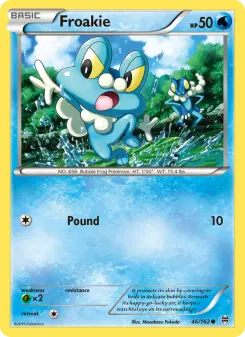 Pokémon-Karte Froakie 046/162