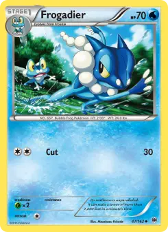 Pokémon-Karte Frogadier 047/162