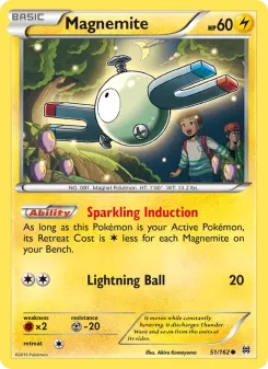 Pokémon-Karte Magnemite 051/162
