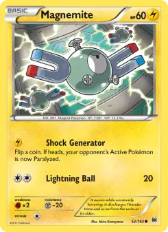 Pokémon-Karte Magnemite 052/162
