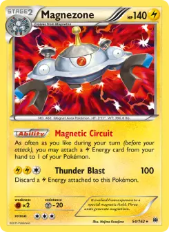 Pokémon-Karte Magnezone 054/162