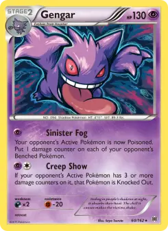 Pokémon-Karte Gengar 060/162