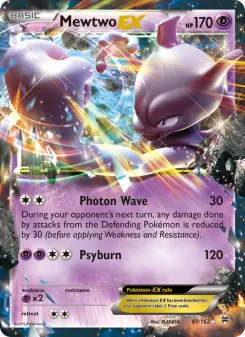 Pokémon-Karte Mewtwo EX 061/162