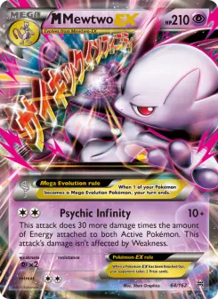 Pokémon-Karte M Mewtwo EX 064/162