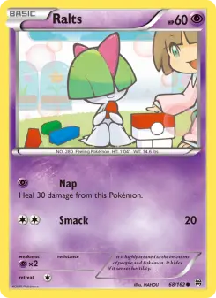 Pokémon-Karte Ralts 068/162