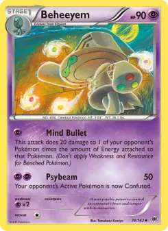 Pokémon-Karte Beheeyem 074/162