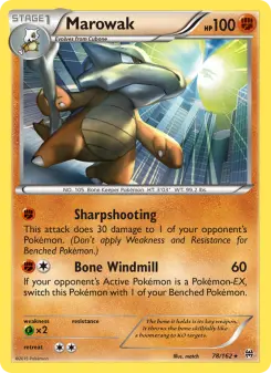 Pokémon-Karte Marowak 078/162