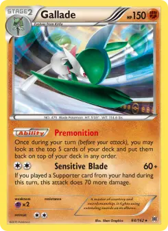Pokémon-Karte Gallade 084/162