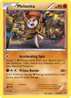 Pokémon-Karte Meloetta 085/162