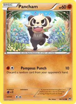 Pokémon-Karte Pancham 086/162