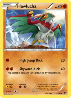 Pokémon-Karte Hawlucha 087/162