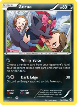 Pokémon-Karte Zorua 090/162