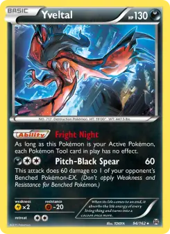 Pokémon-Karte Yveltal 094/162