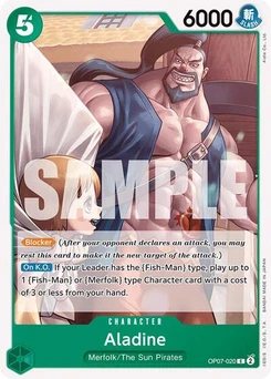 One Piece-Karte Aladine OP07-020