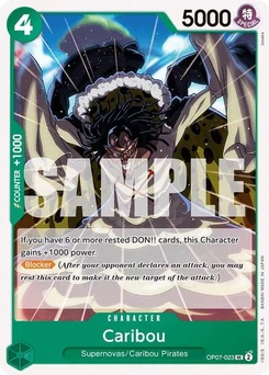 One Piece-Karte Caribou OP07-023