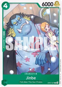 One Piece-Karte Jinbe (027) OP07-027