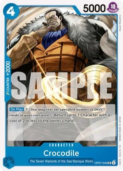 One Piece-Karte Crocodile OP07-040