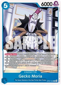 One Piece-Karte Gecko Moria (042) OP07-042